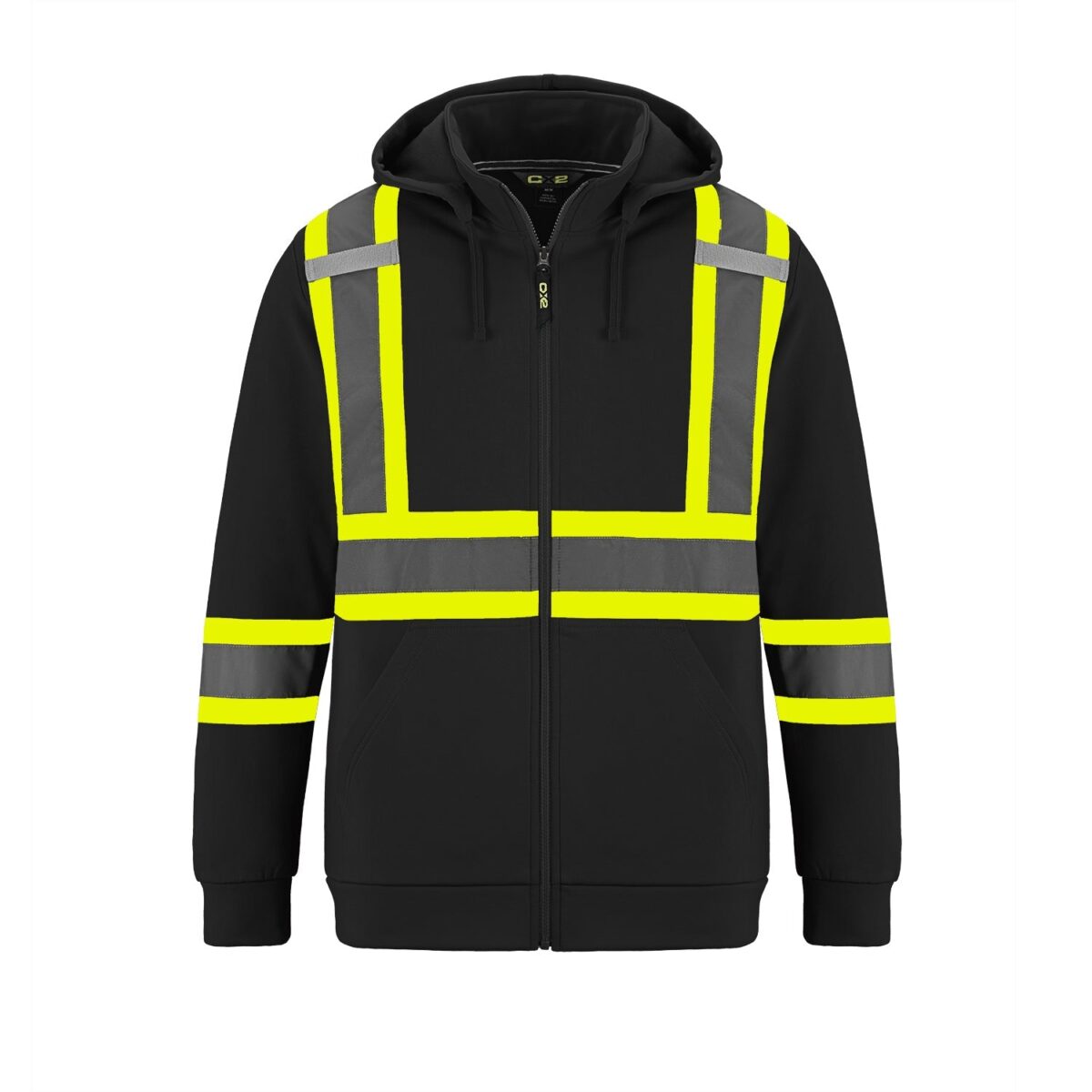 Hi-Vis Polyester Full Zip Hodie