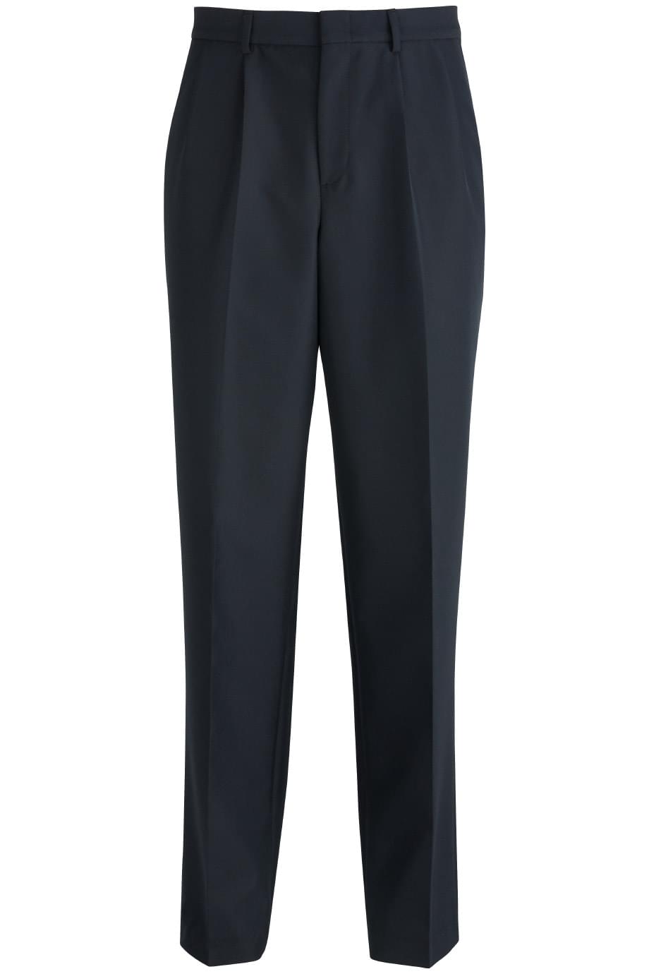 Mens Pleated Front Polywool Pant