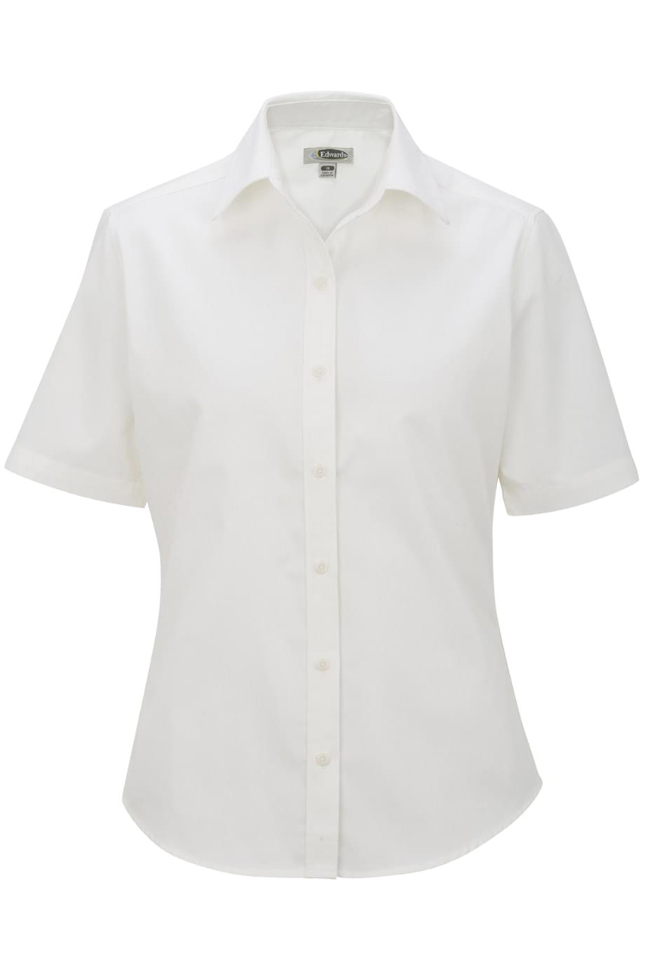 Ladies Cottonplus Short Sleeve Twill Shirt