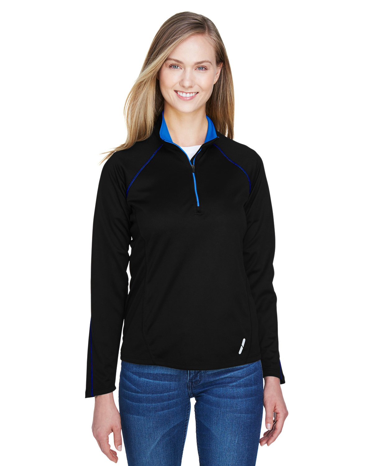 Ladies Radar Quarterzip Performance Longsleeve Top