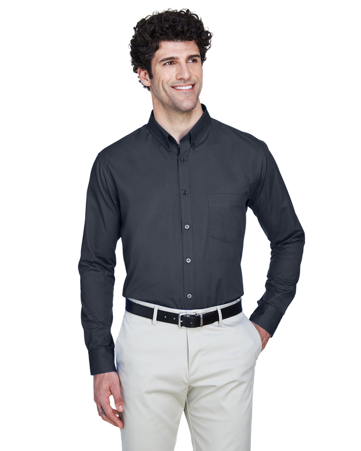 Men Twill Long Sleeve Shirt