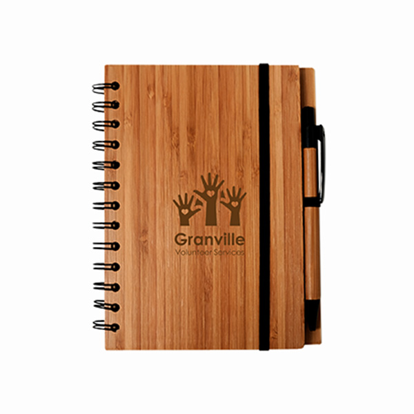 Syracuse bamboo cover notebook