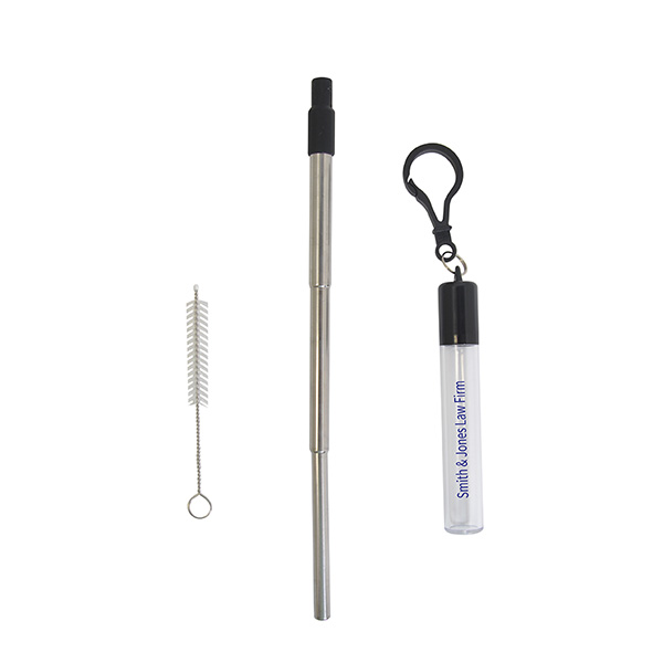 Thermosphere telescopic stainless straw in case