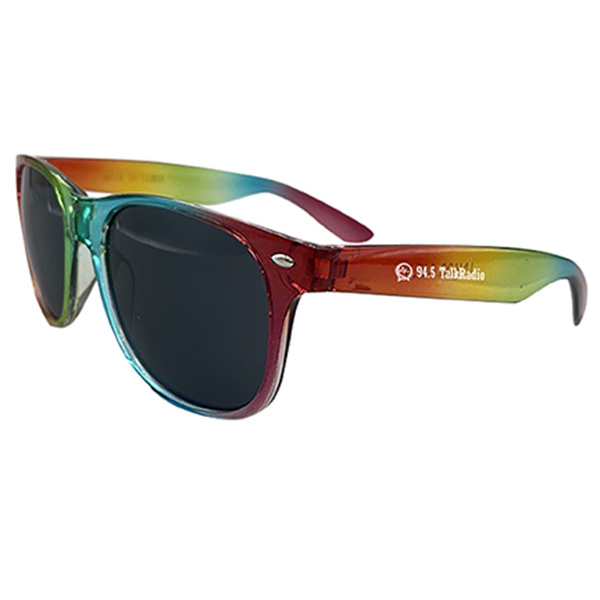 Sandy banks rainbow sunglasses