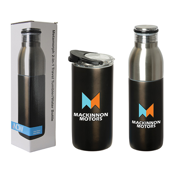 Metamorph 2-in-1 travel tumbler/bottle