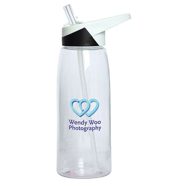 Clasher 750 ml. (25 fl. oz.) tritan™ bottle with straw