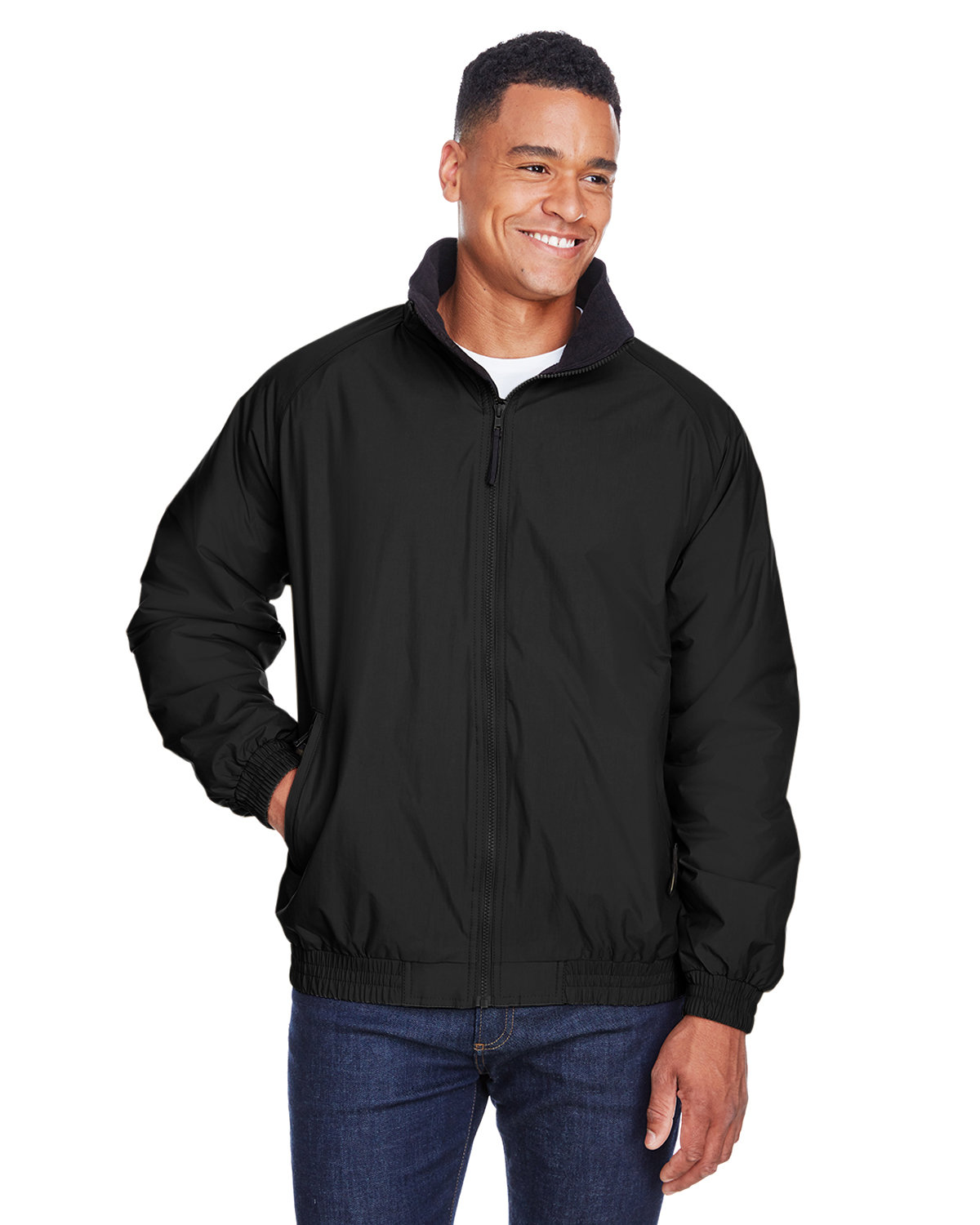 Adult Fleecelined Nylon Jacket